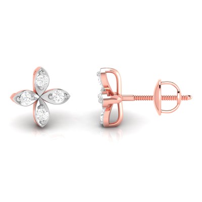 Nova Diamond Studs in 14k  Gold